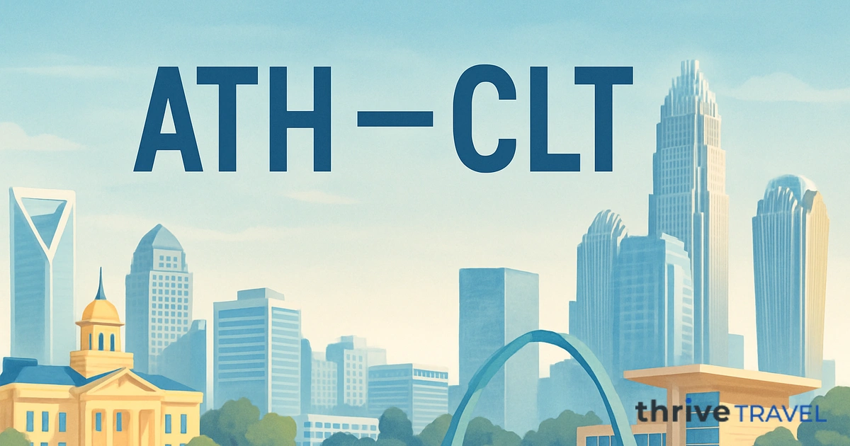 Athens to Charlotte