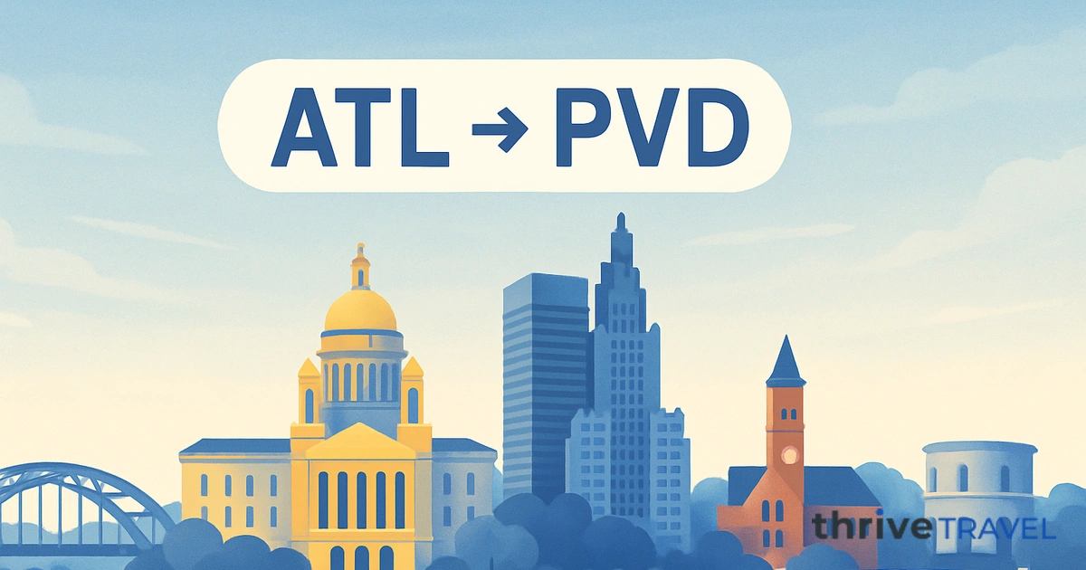 Atlanta to Providence