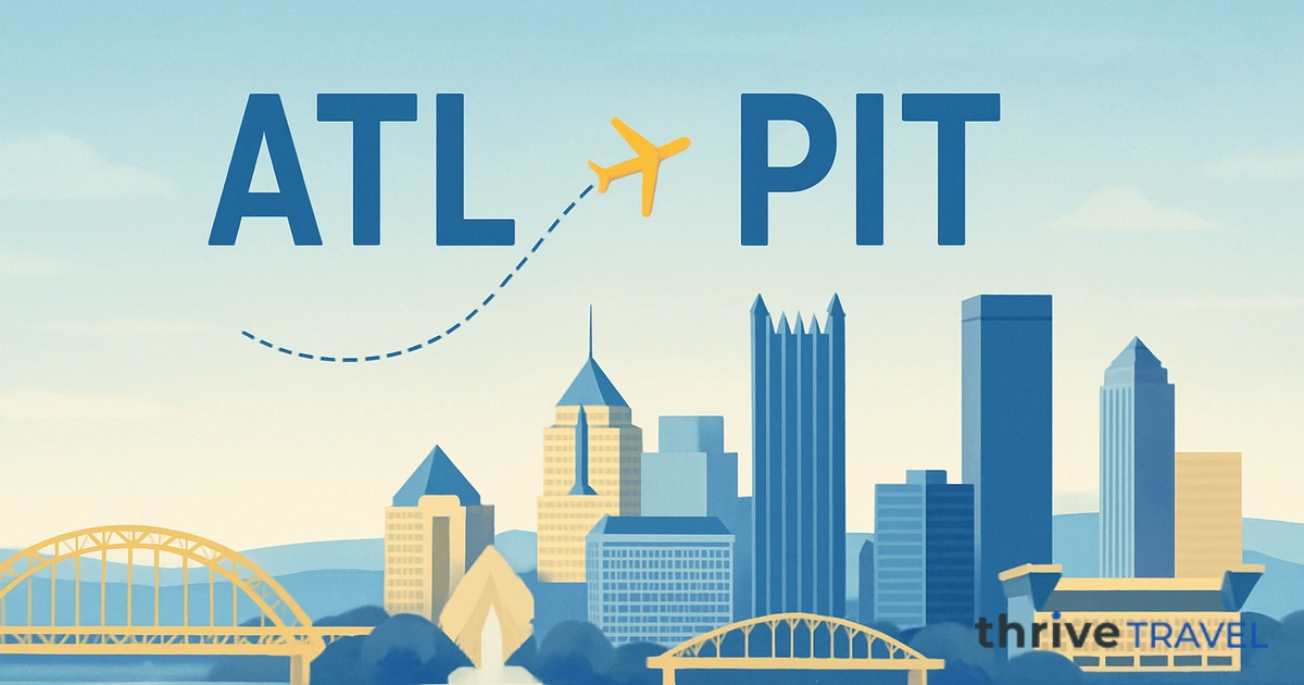 Atlanta to Pittsburgh