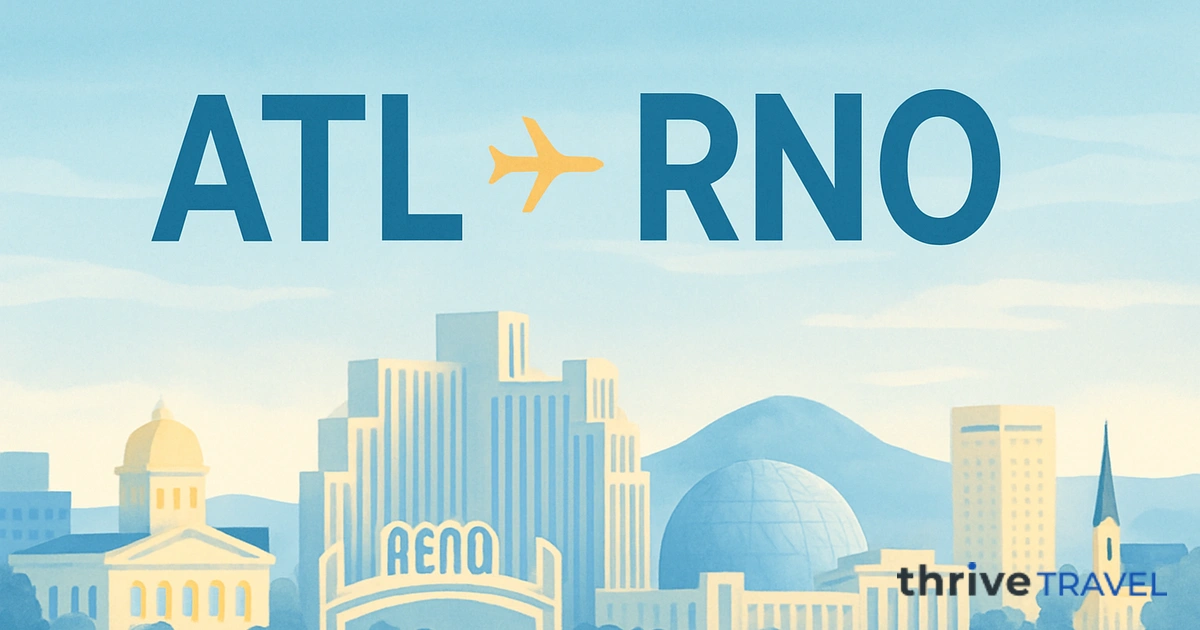 Atlanta to Reno