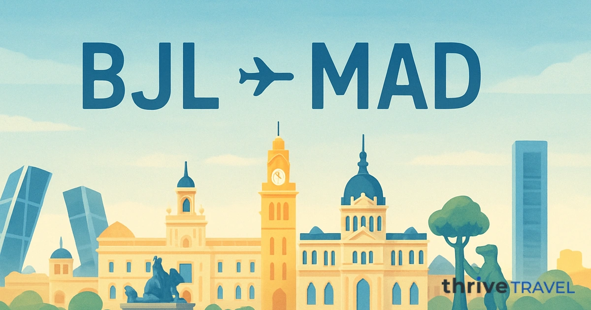 Banjul to Madrid