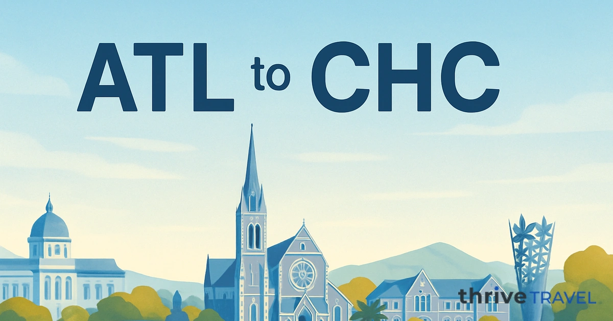 Atlanta to Christchurch
