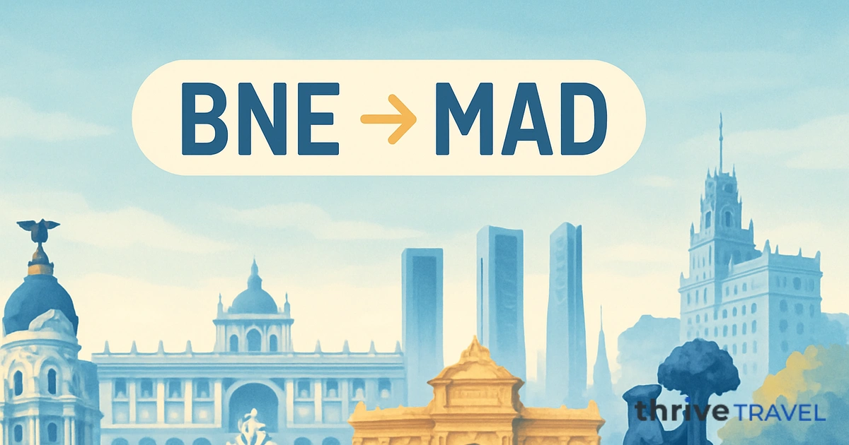 Brisbane to Madrid