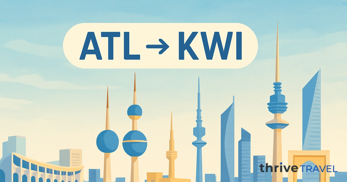 Atlanta to Kuwait City