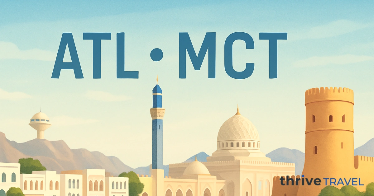 Atlanta to Muscat