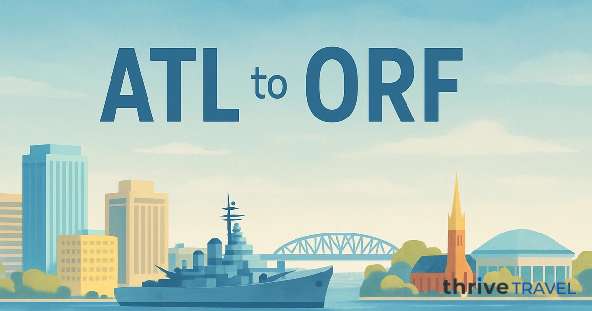 Atlanta to Norfolk