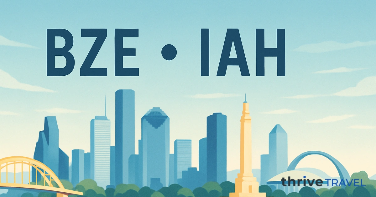 Belize City to Houston