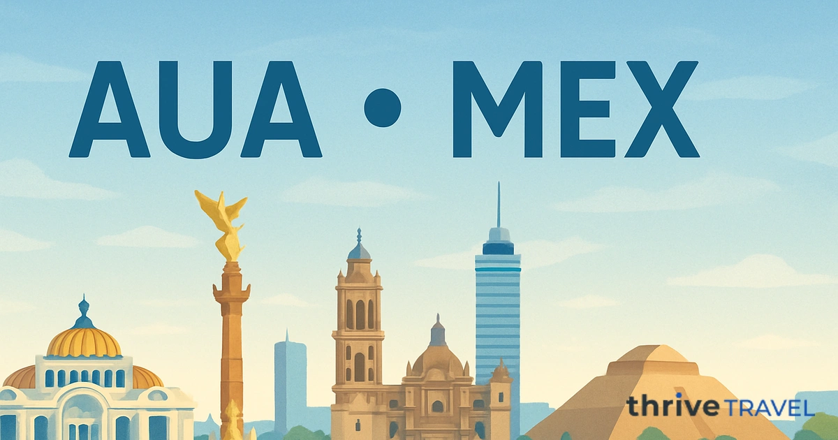Aruba to Mexico City