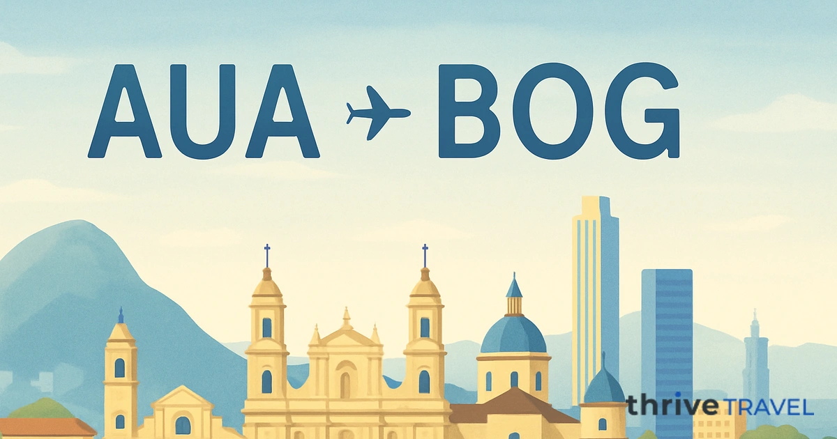 Aruba to Bogota