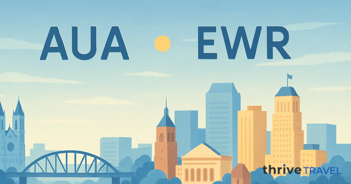 Aruba to Newark