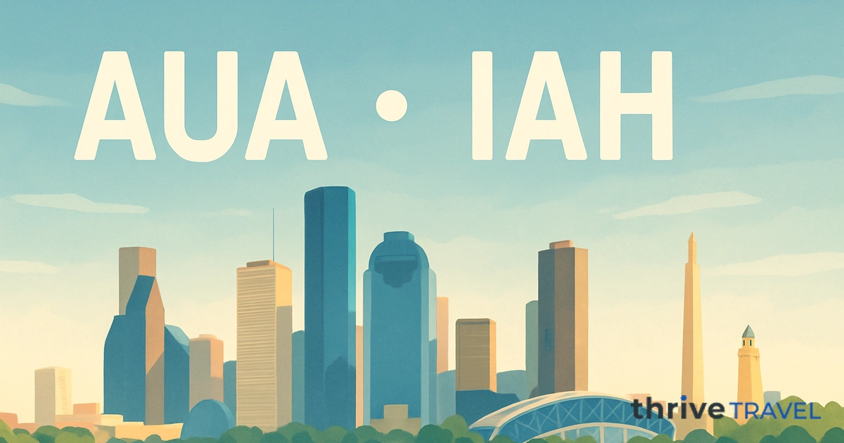 Aruba to Houston