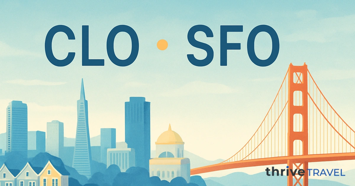 Cali to San Francisco