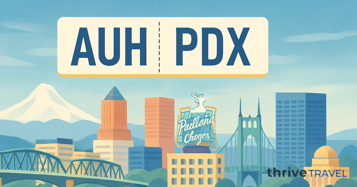 Abu Dhabi to Portland