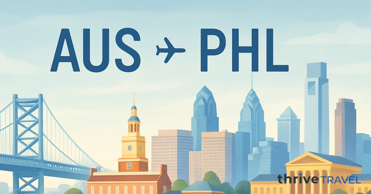 Austin to Philadelphia