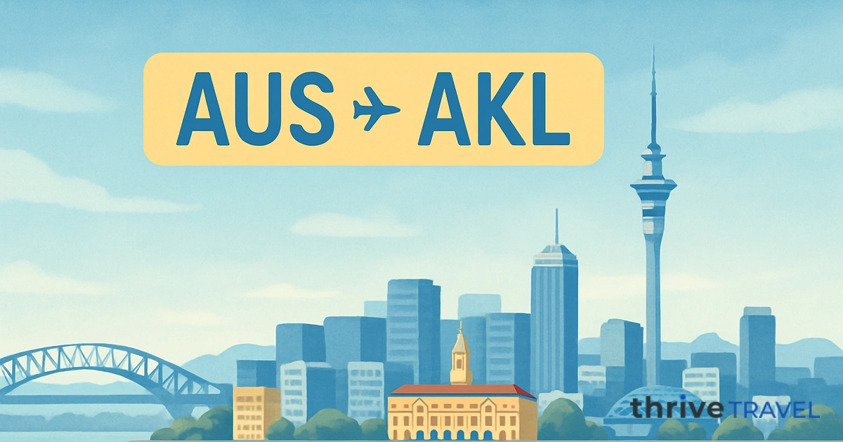 Austin to Auckland