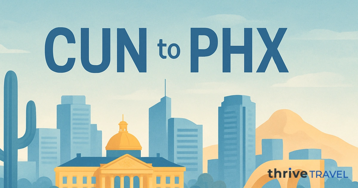 Cancun to Phoenix