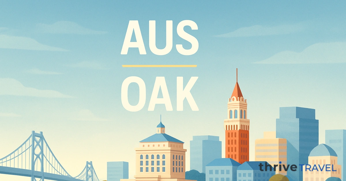 Austin to Oakland