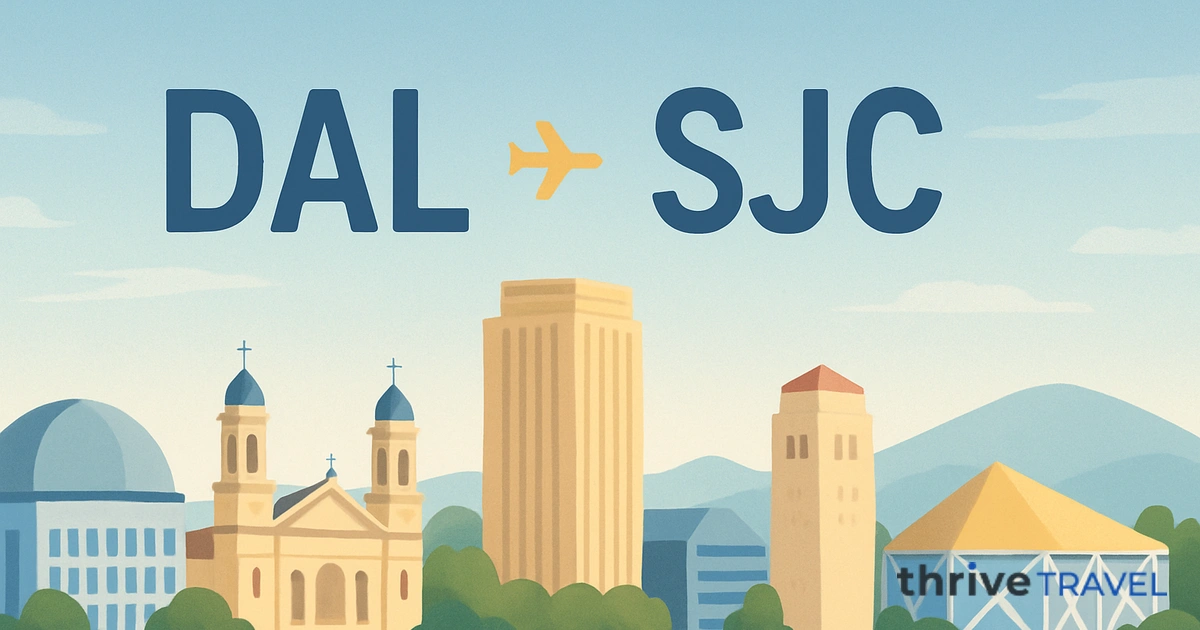 Dallas to San Jose