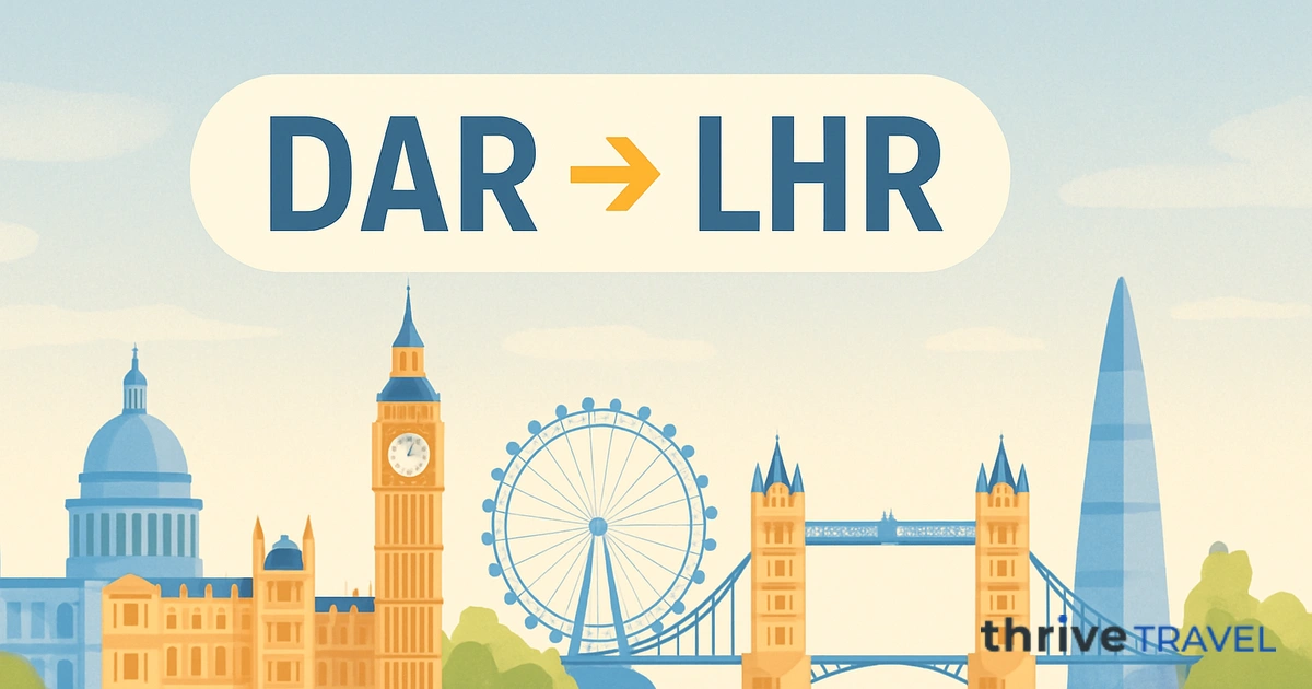 Dar es Salaam to London