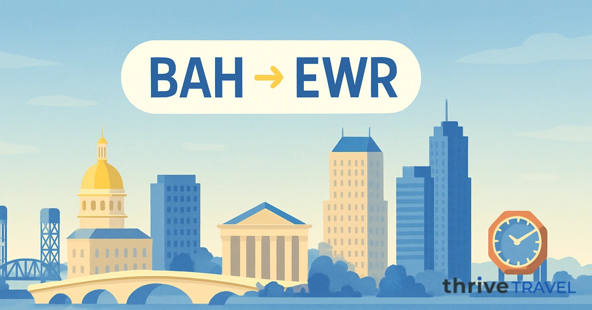 Bahrain to Newark