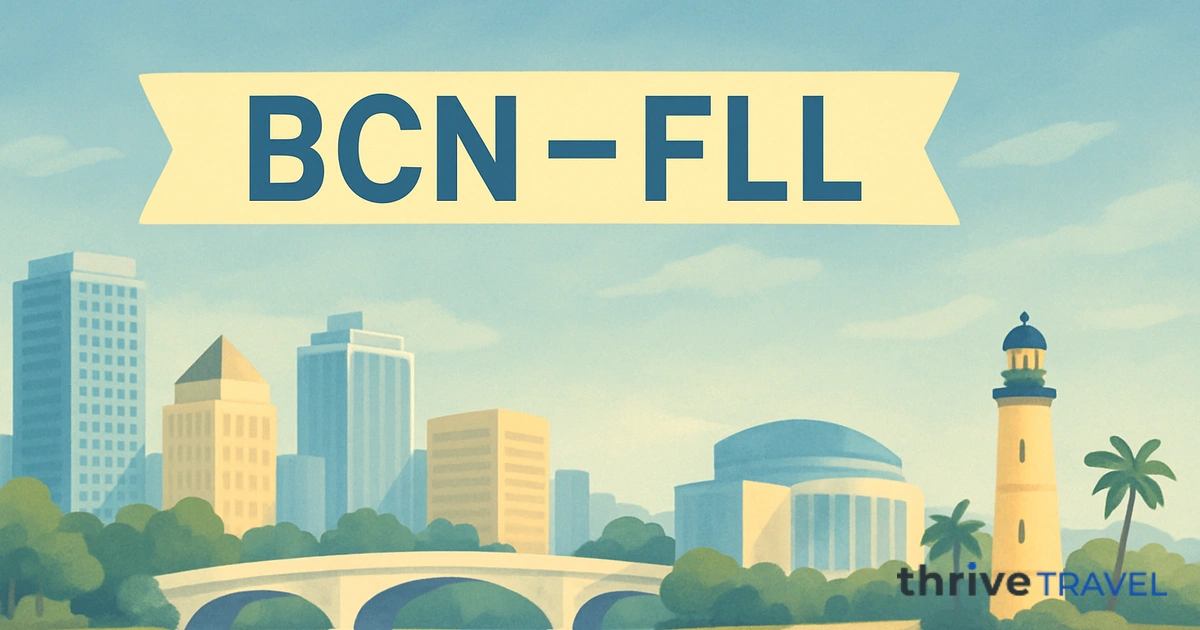 Barcelona to Fort Lauderdale