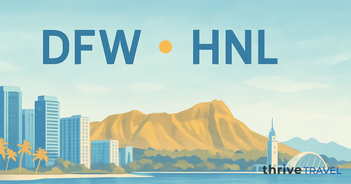 Dallas to Honolulu