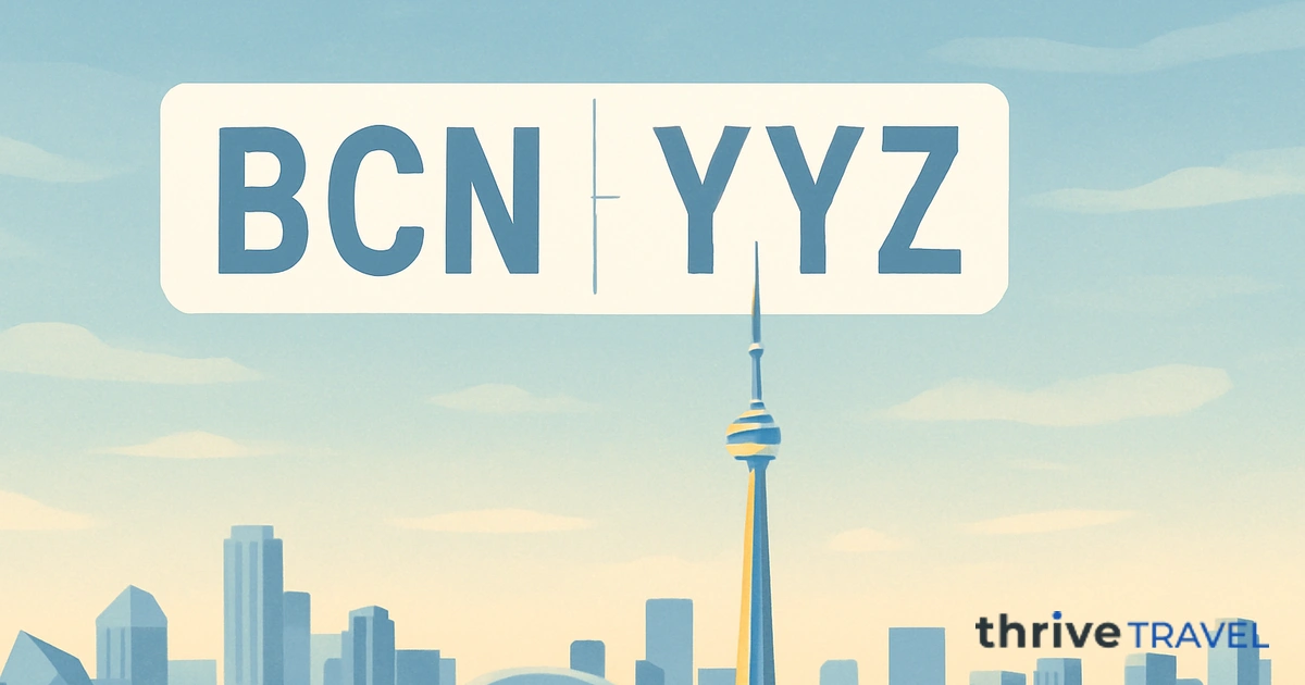 Barcelona to Toronto