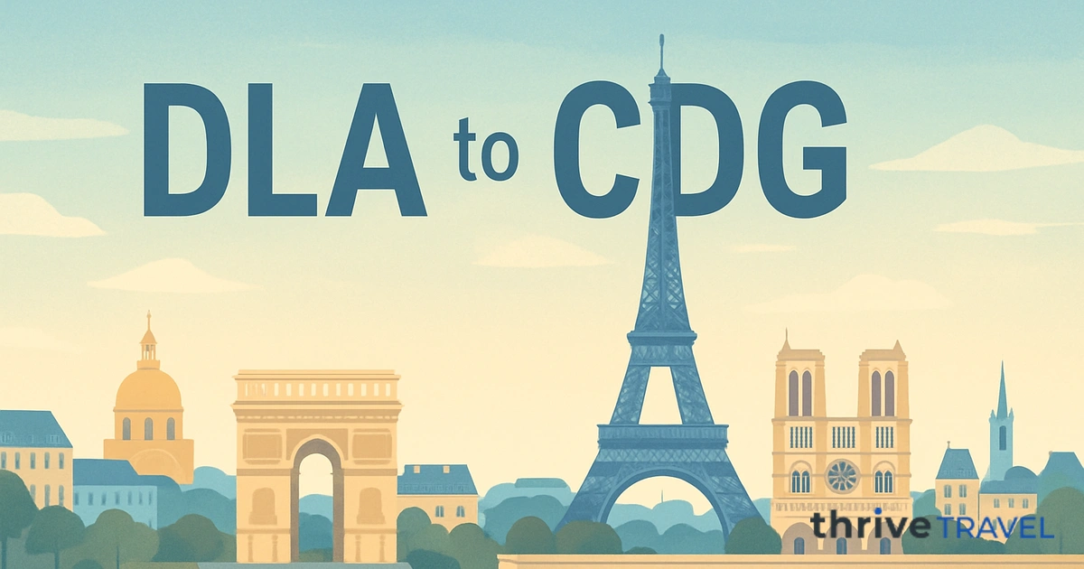 Douala to Paris