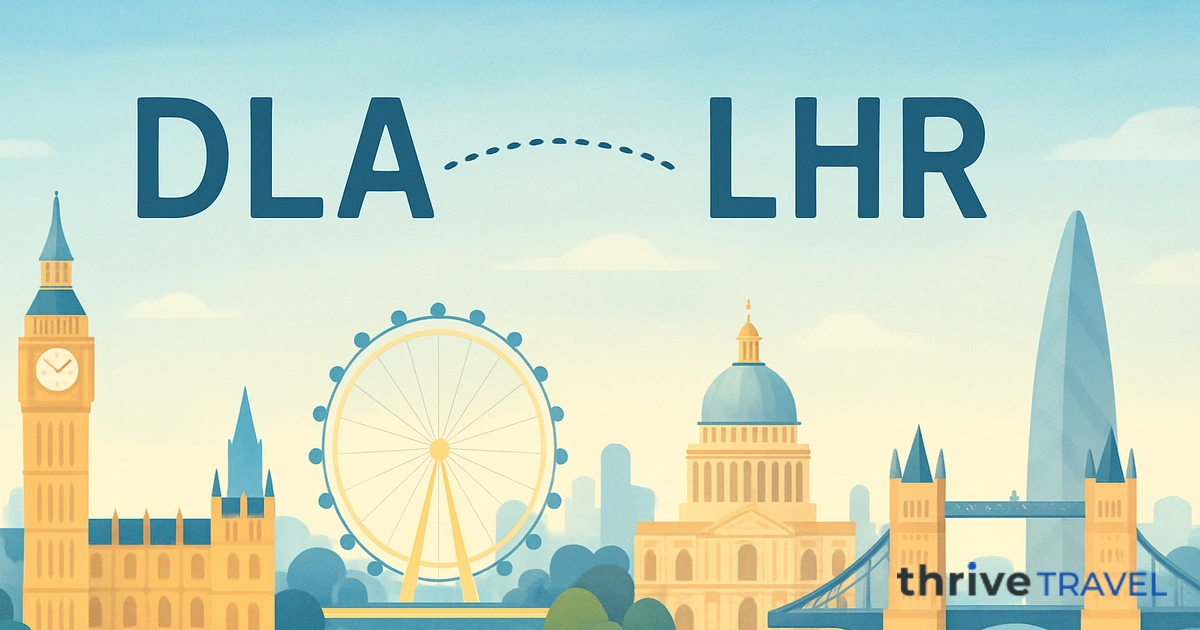 Douala to London