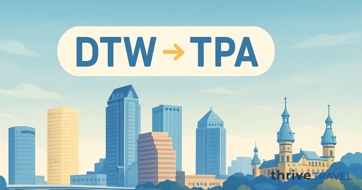 Detroit to Tampa