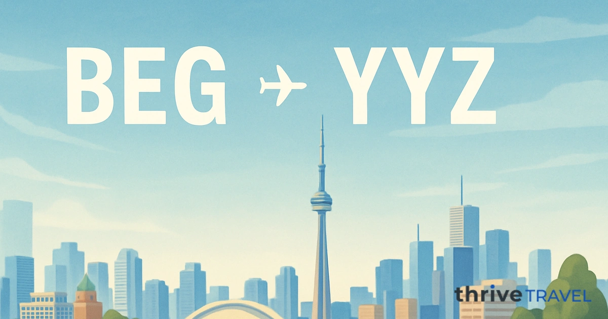 Belgrade to Toronto