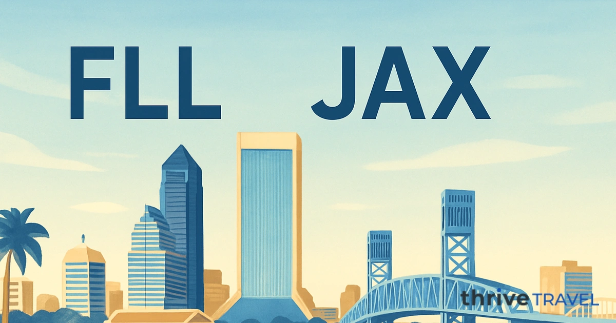 Fort Lauderdale to Jacksonville