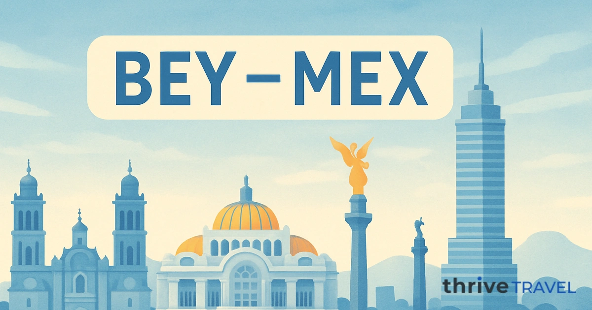 Beirut to Mexico City