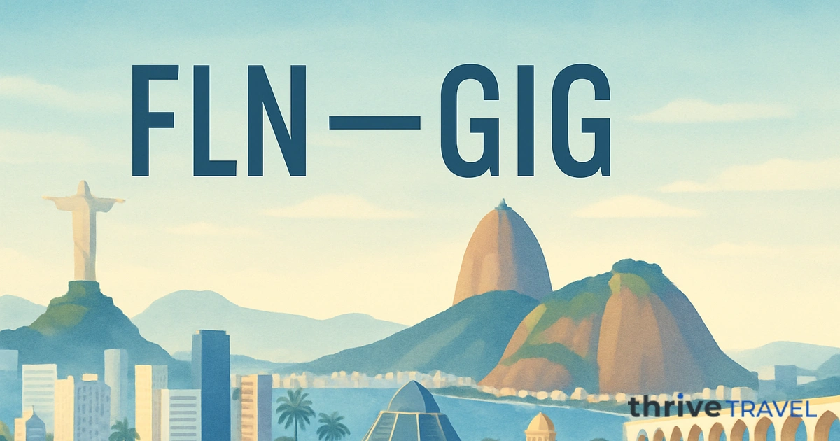 Florianópolis to Rio de Janeiro