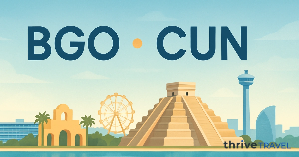 Bergen to Cancun