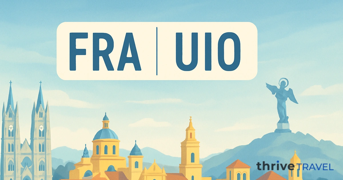 Frankfurt to Quito