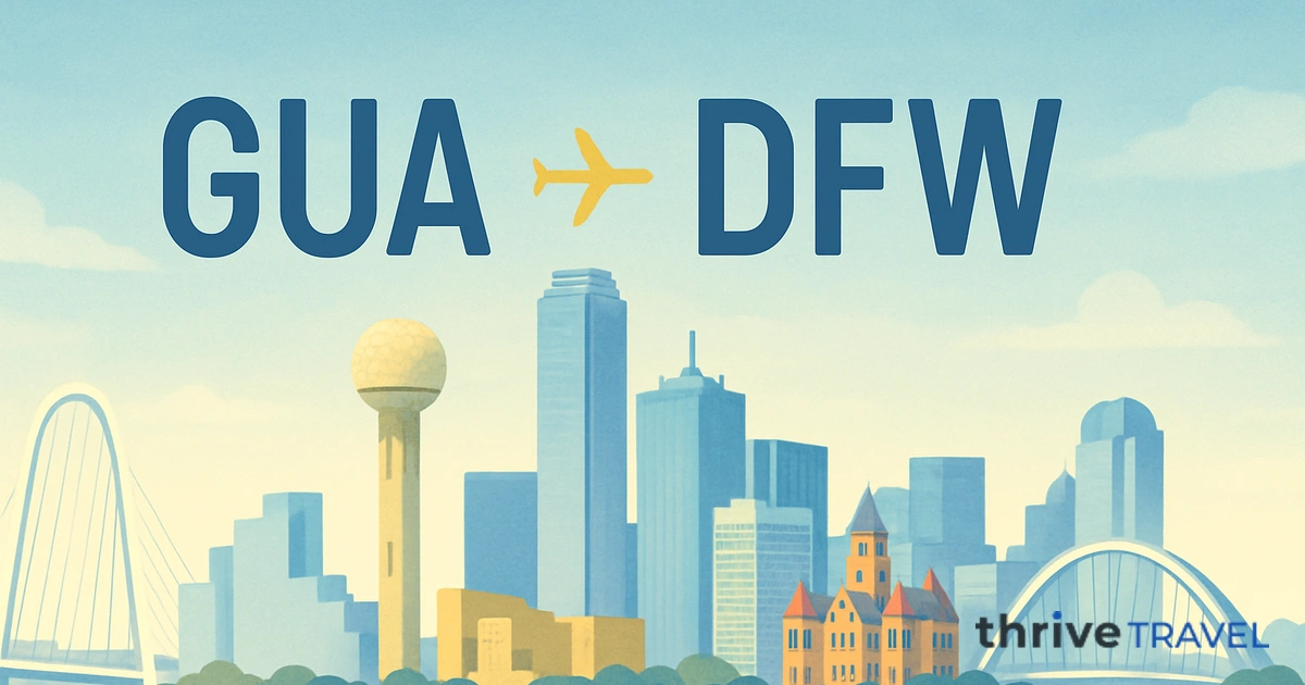 Guatemala City to Dallas