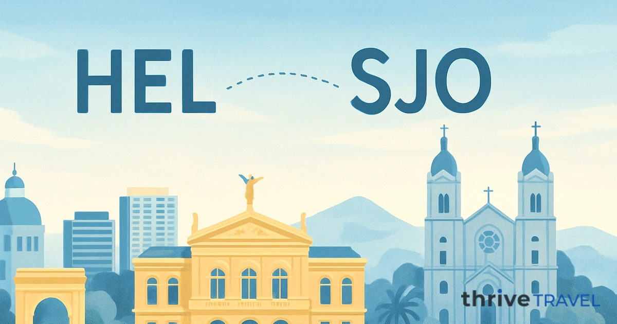 Helsinki to San Jose