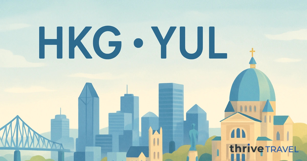 Hong Kong to Montreal