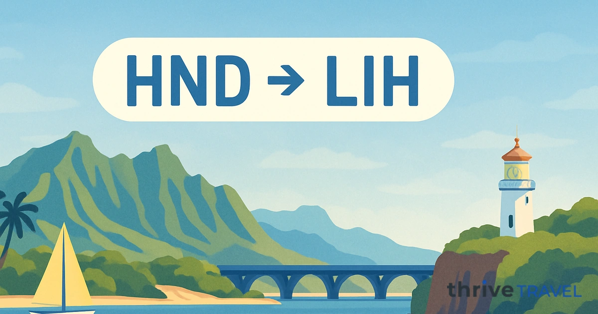 Tokyo to Lihue