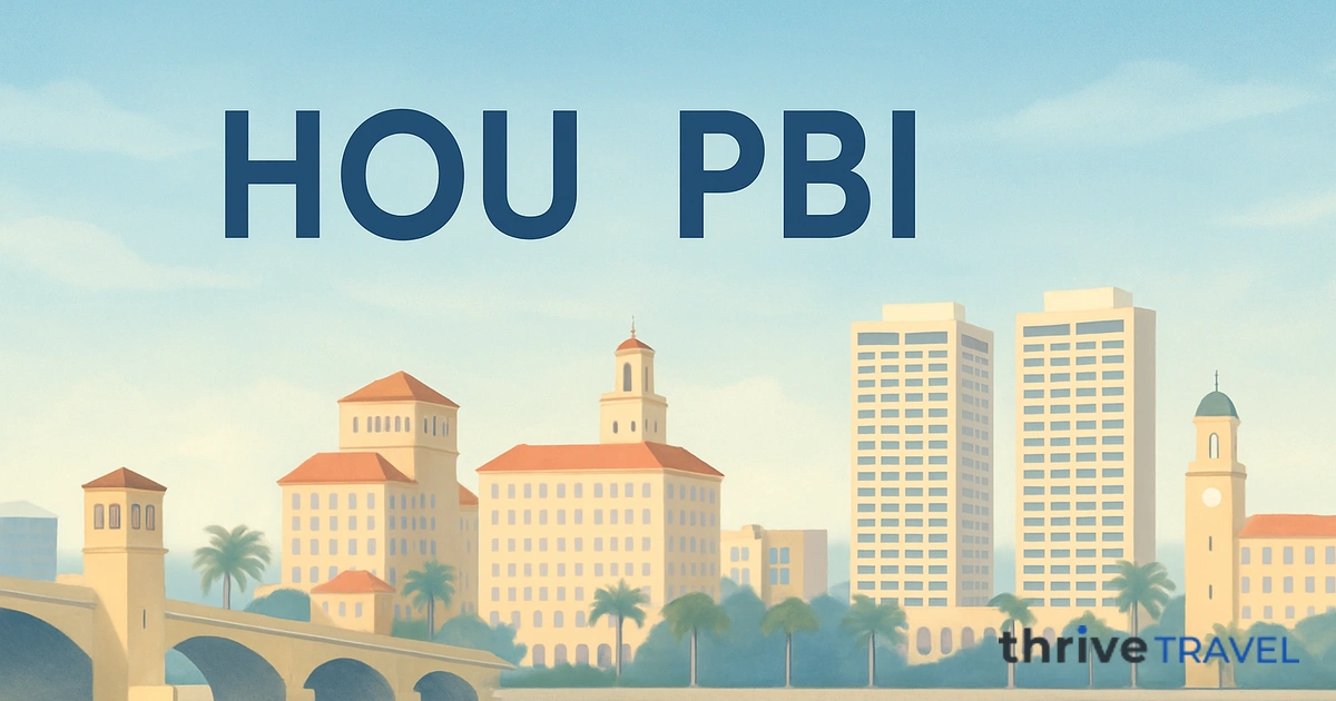 Houston to West Palm Beach