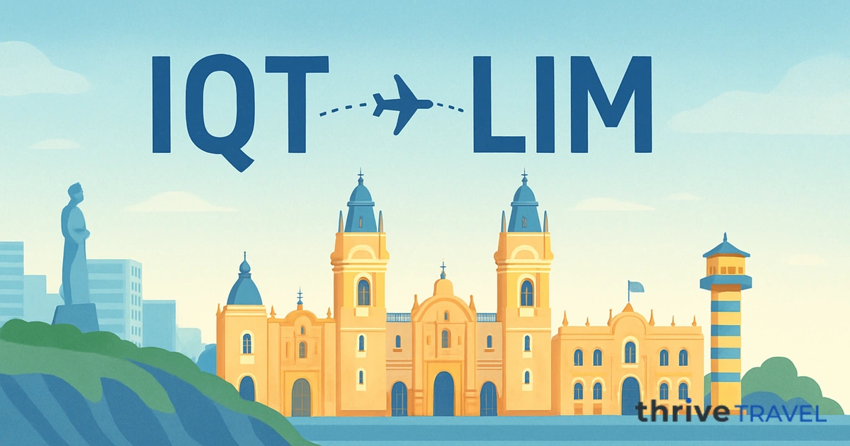 Iquitos to Lima