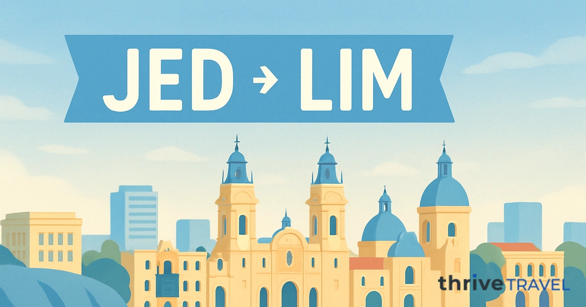 Jeddah to Lima