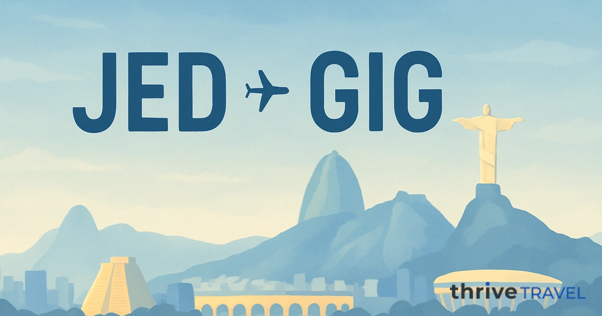 Jeddah to Rio de Janeiro