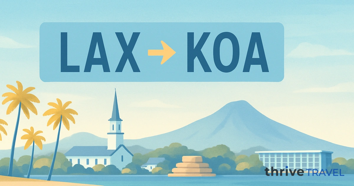 Los Angeles to Kona