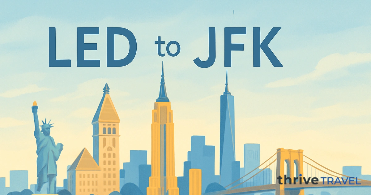 St. Petersburg to New York