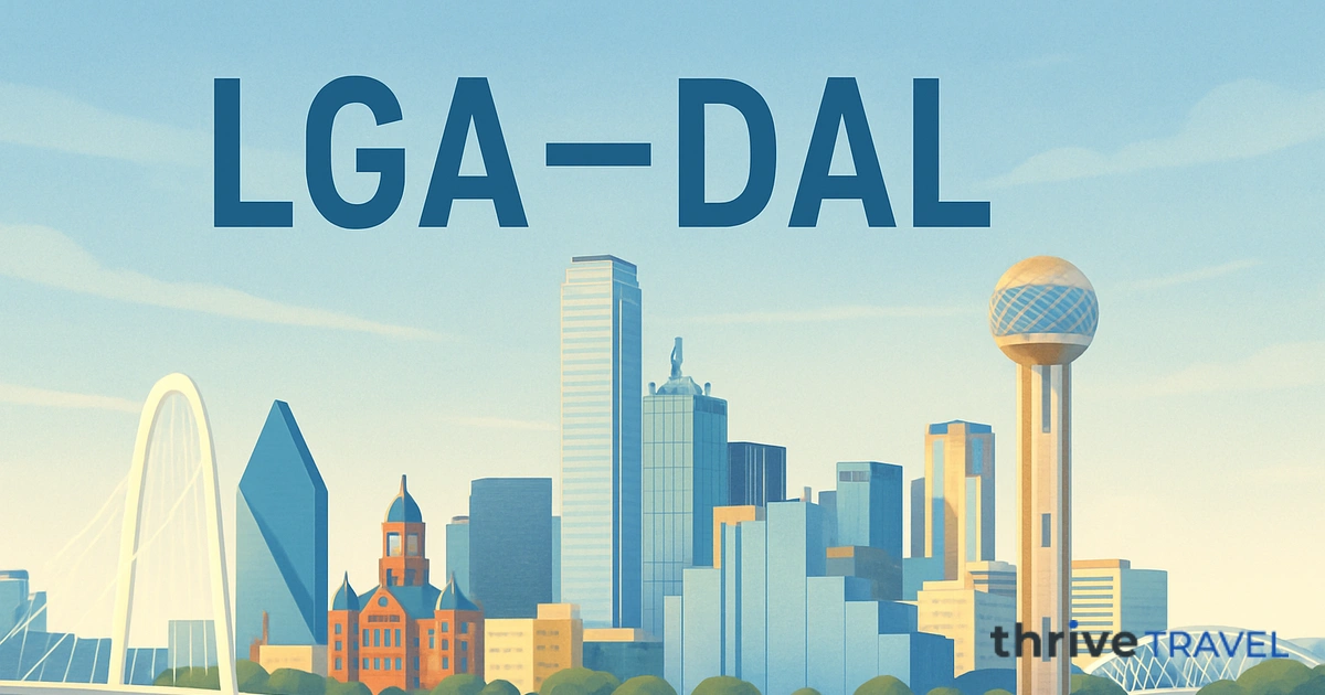 New York to Dallas