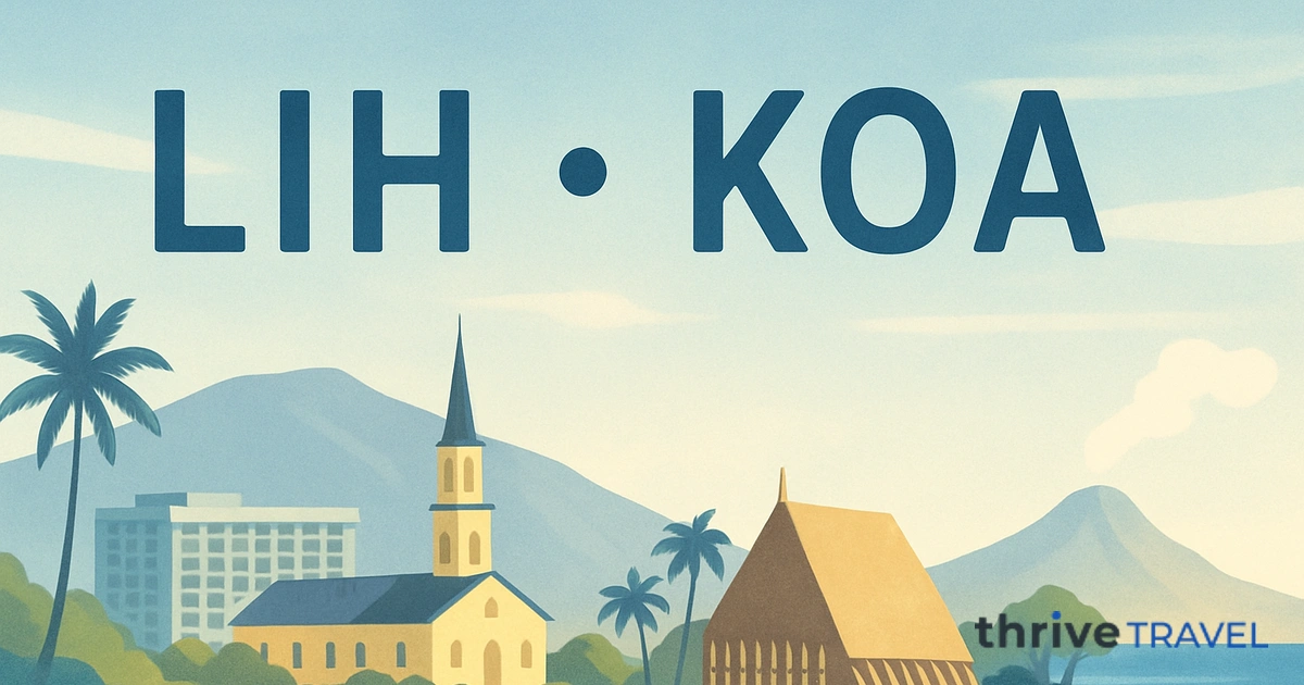 Lihue to Kona