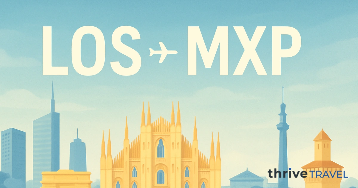 Lagos to Milan