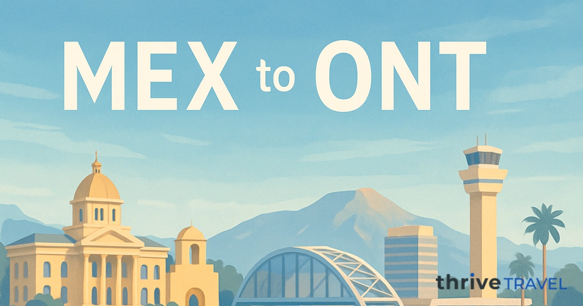 Mexico City to Ontario